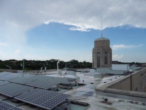 view from the CCGT roof, facing southwest