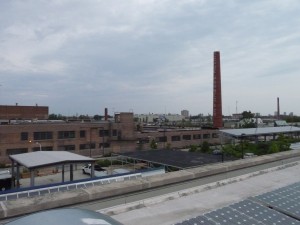 view from the CCGT roof (facing northeast)