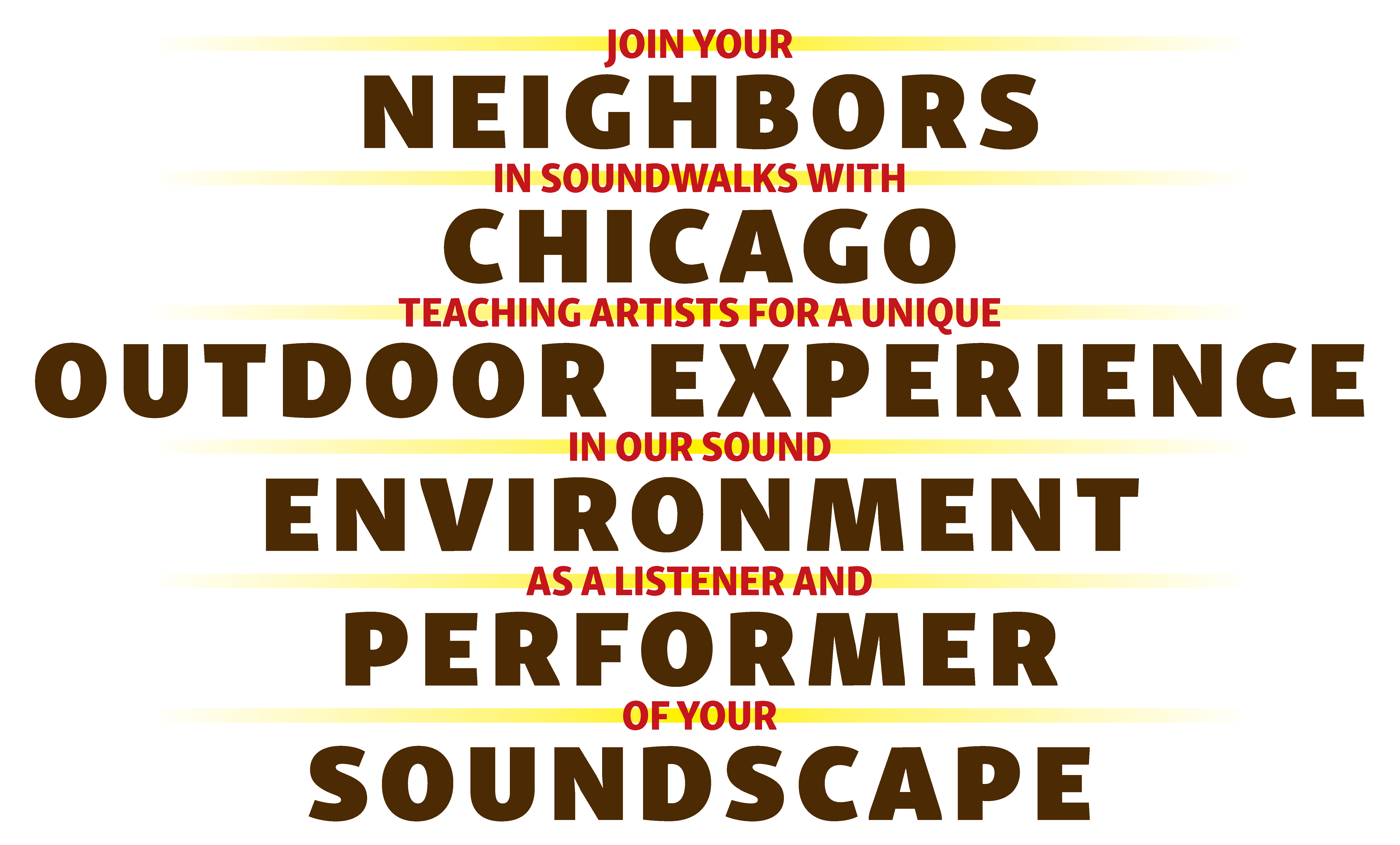 soundwalks with Chicago teaching artists 
